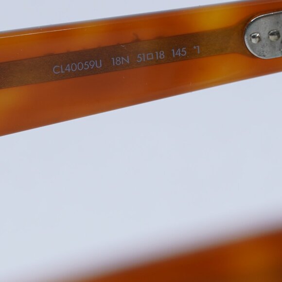 🕶️ New Celine CL40059U 18N Sunglasses - Light Havana Frame, Blue Lenses - Picture 8 of 12